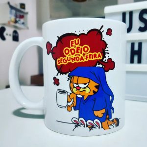 Caneca Personalizada Eu odeio segunda-feira Branca - Ecotevi